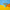 Three ombre orange and blue tapered candles on a blue and yellow background.